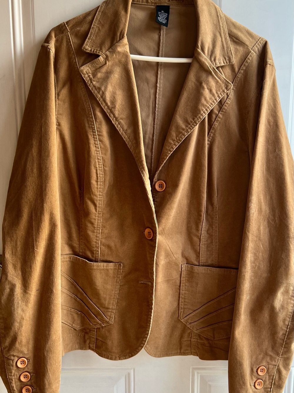 Kikit Jeans Corduroy Tan Blazer